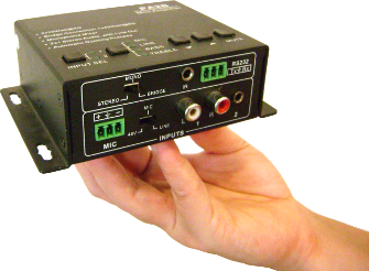 PA2B :: Mini Amplifier(Class D), with MIC mixer เครื่องขยายเสียงคลาสดีขนาดเล็ก พร้อมช่องผสมสัญญาณจากไมโครโฟน