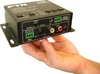 PA2B :: Mini Amplifier(Class D), with MIC mixer เครื่องขยายเสียงคลาสดีขนาดเล็ก พร้อมช่องผสมสัญญาณจากไมโครโฟน