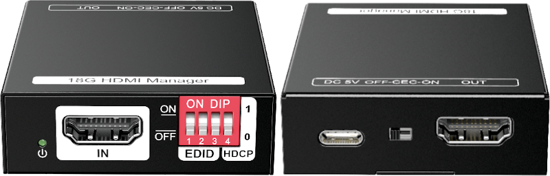 PT-HM1   :::   เครื่องบริหารจัดการสัญญาณ HDMI พร้อม EDID และ HDCP