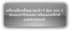 SCU42TS  :::  เครื่องเลือกสัญญาณเข้า 4 ช่อง ออก 2 ช่องแบบไร้รอยต่อ พร้อมแมทริกซ์และสเกลเลอร์